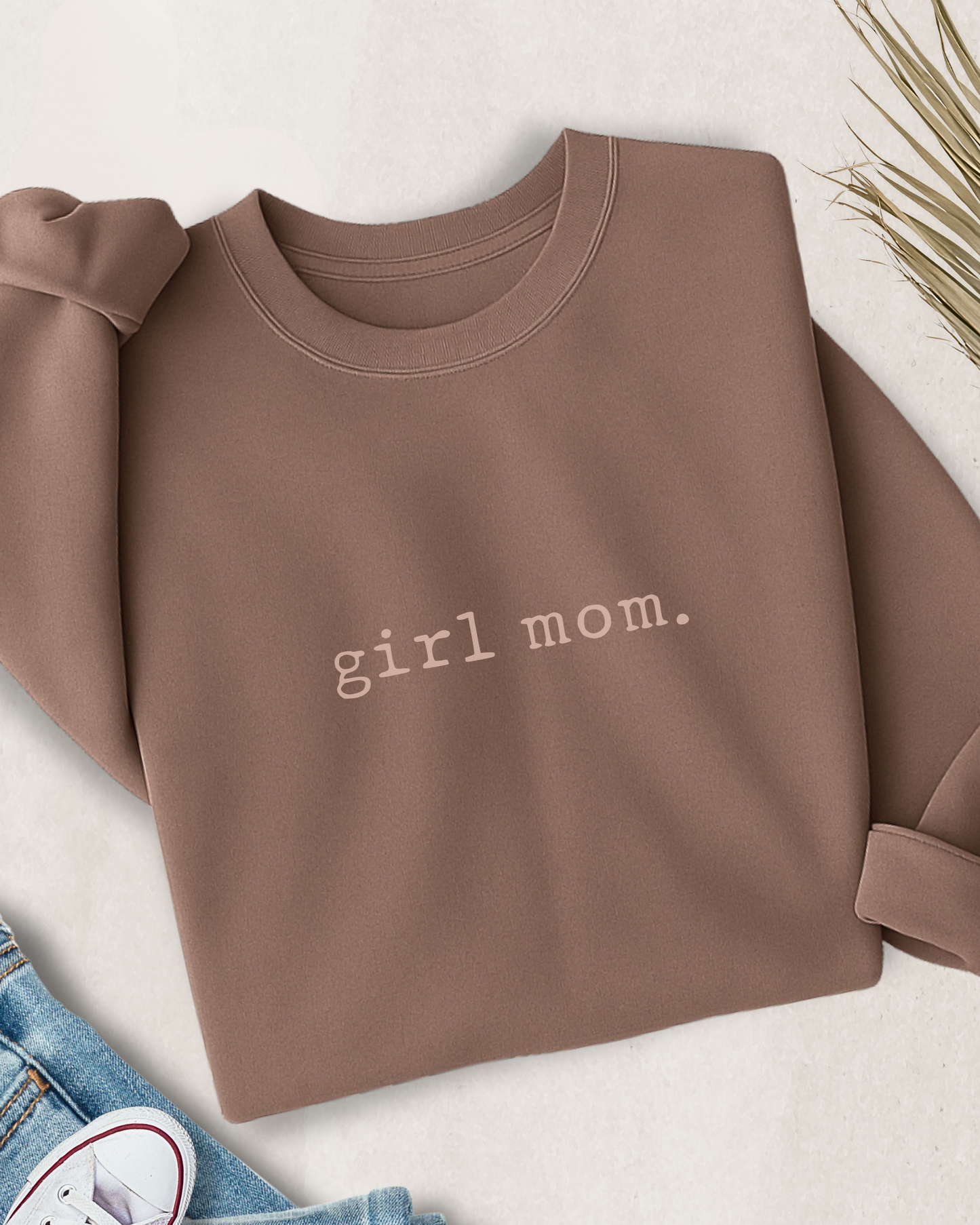 Girl Mom Lightweight Sweatshirt