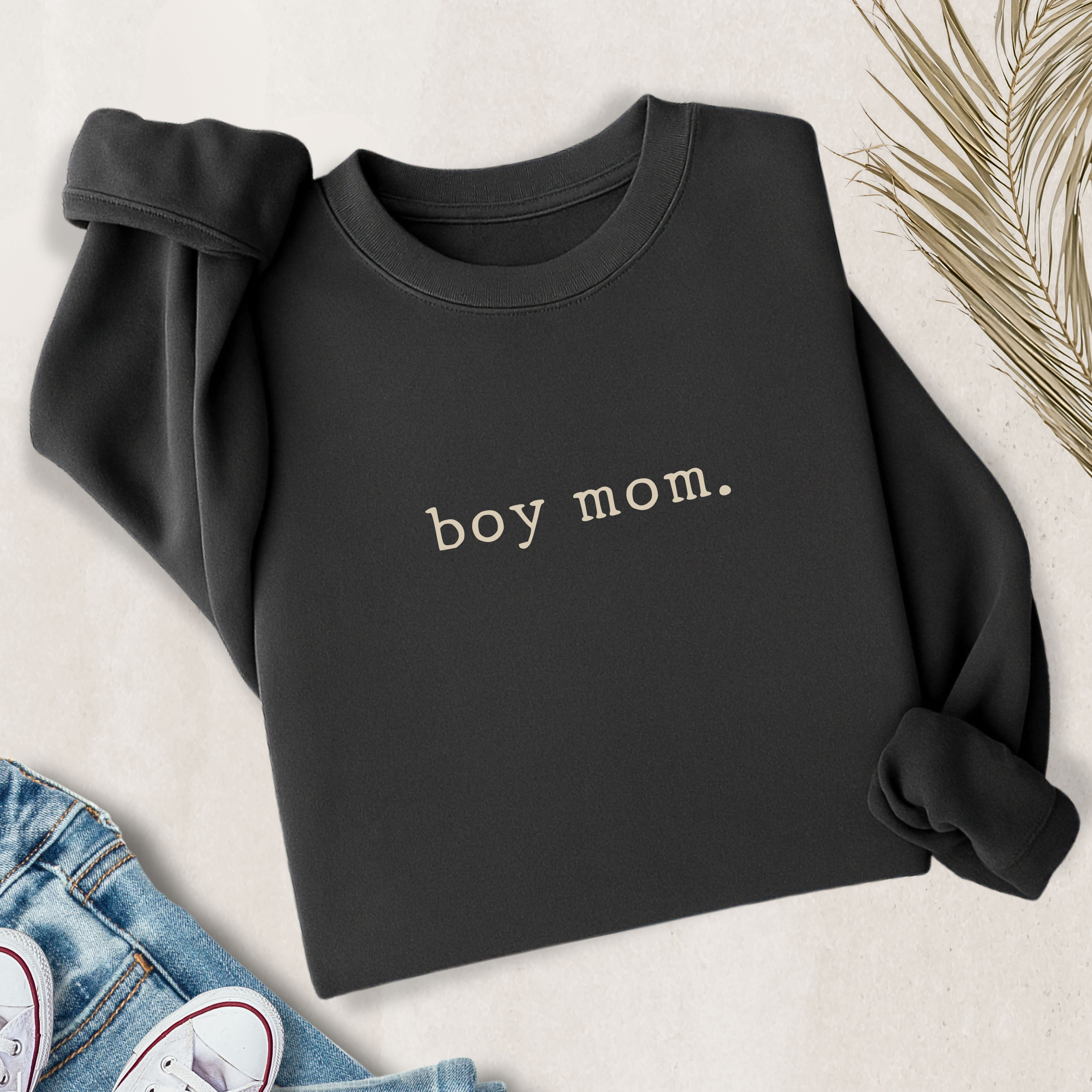 Boy Mom. Lightweight Sweatshirt