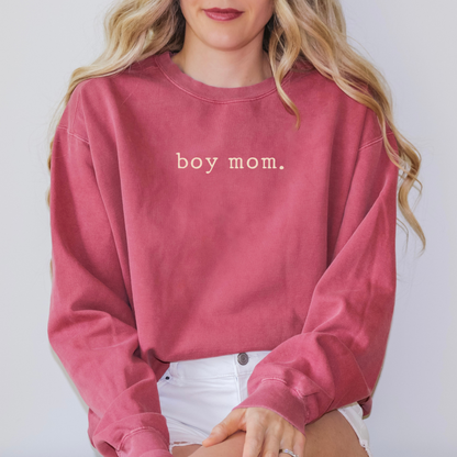 Boy Mom. Lightweight Sweatshirt