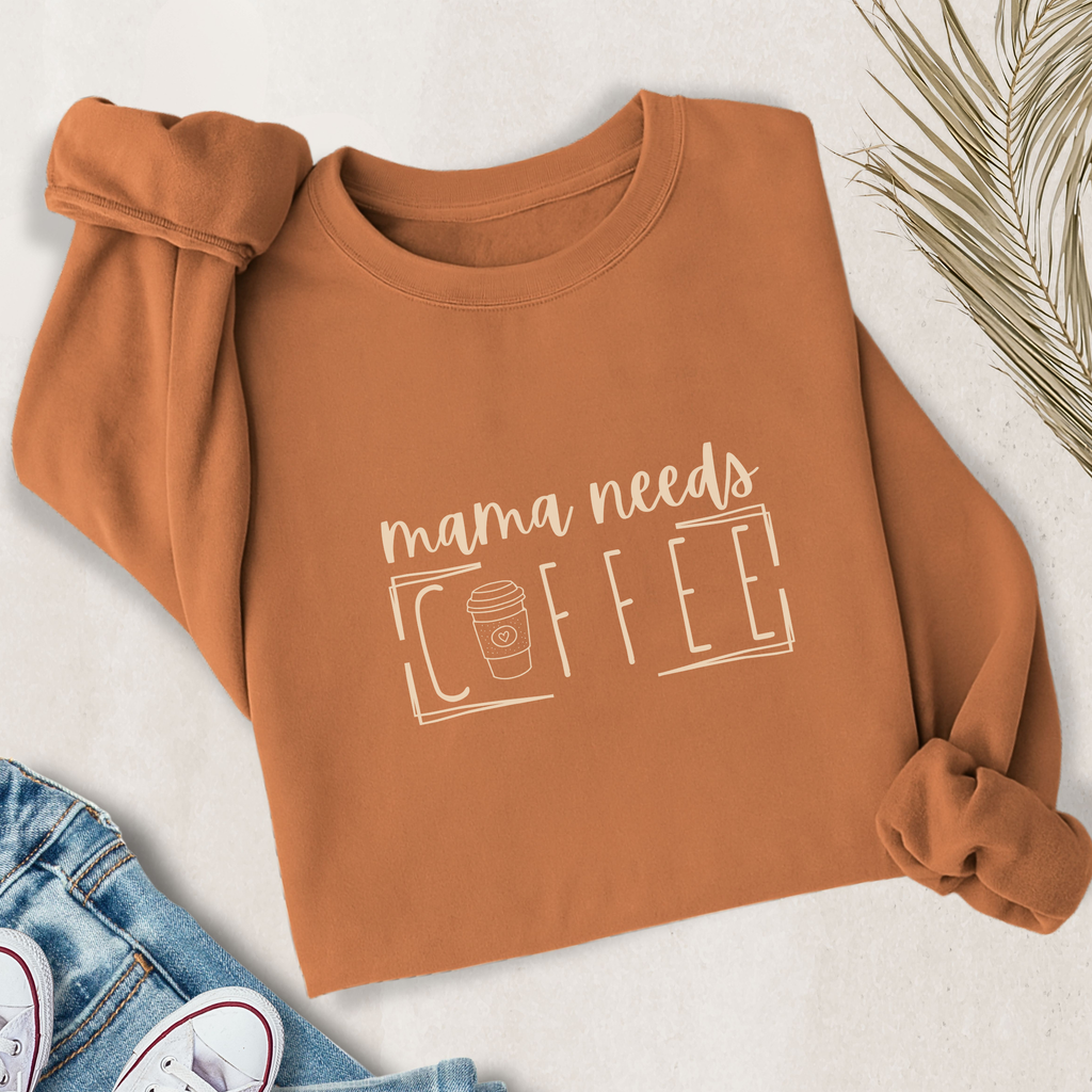 Mama Needs Coffee Lightweight Sweatshirt