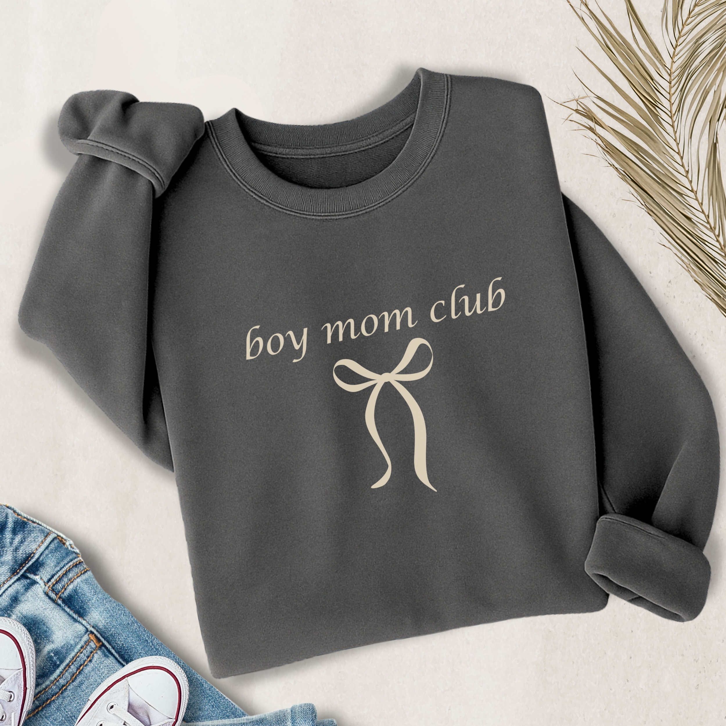 Boy Mom Club Lightweight Sweatshirt
