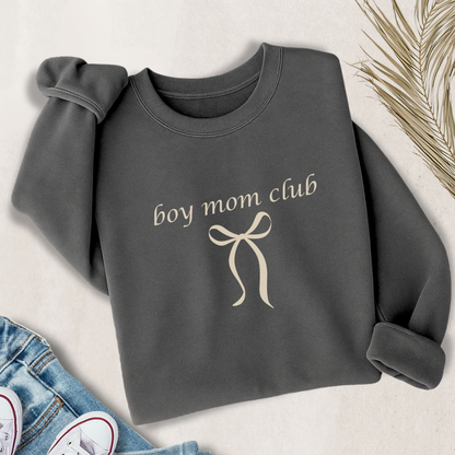 Boy Mom Club Lightweight Sweatshirt