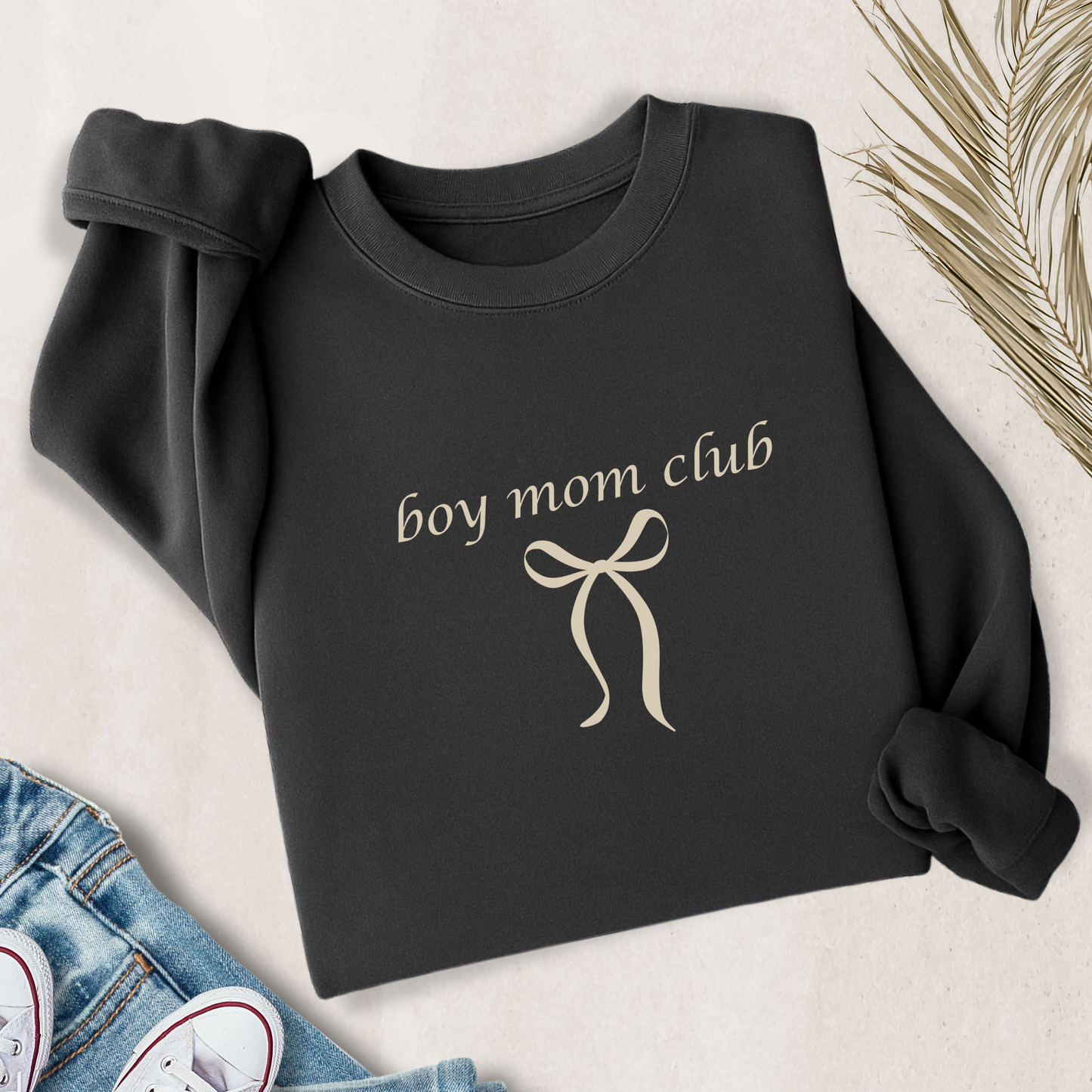 Boy Mom Club Lightweight Sweatshirt