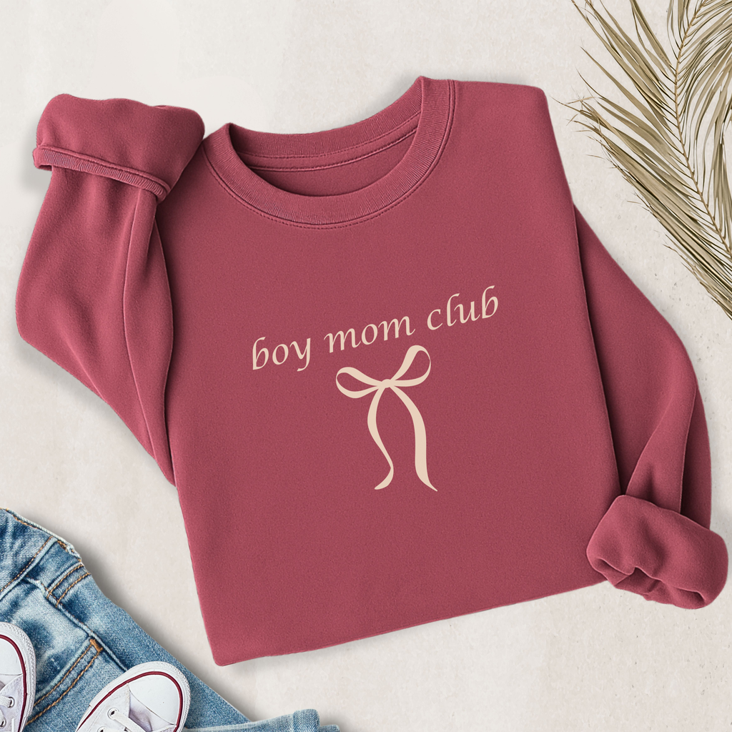 Boy Mom Club Lightweight Sweatshirt