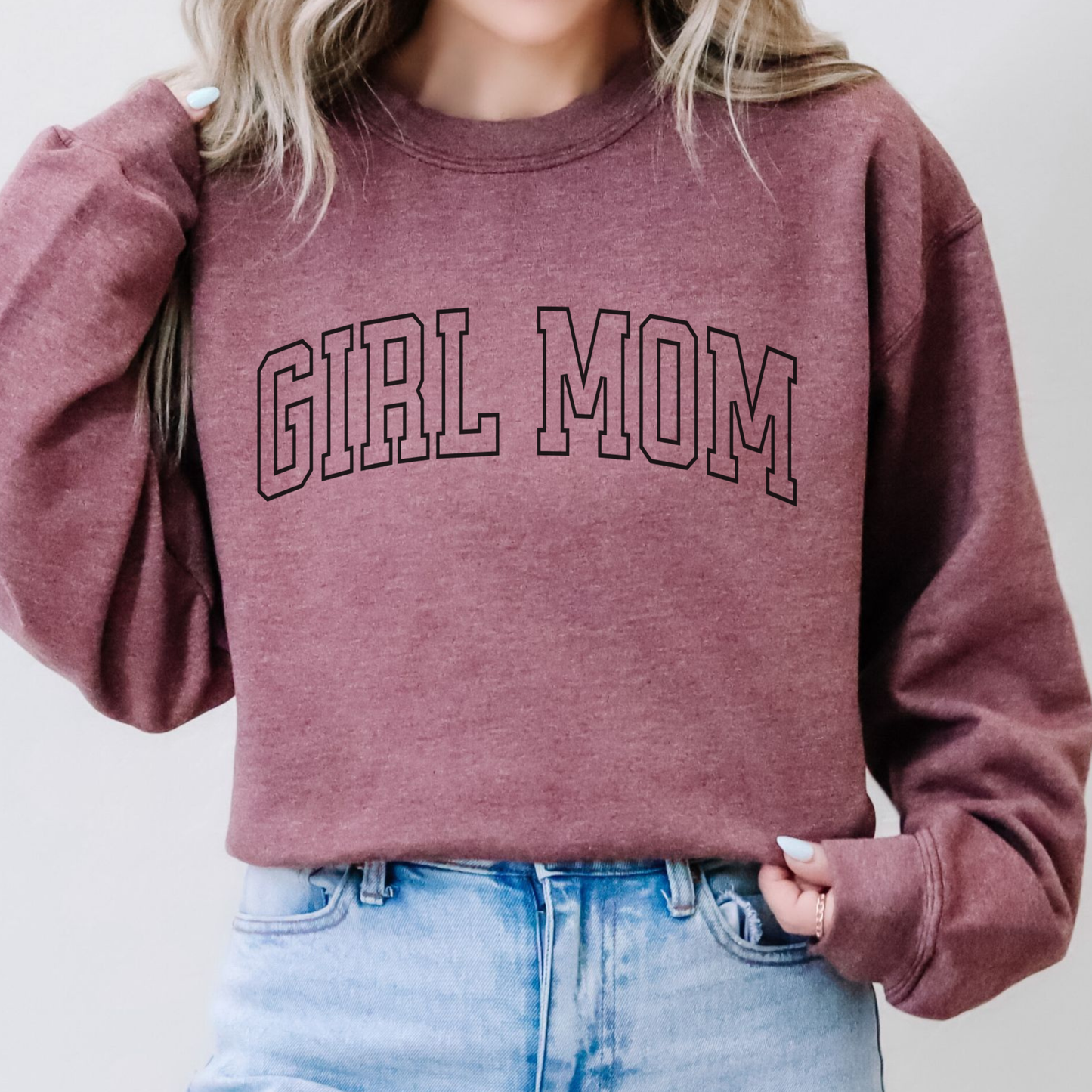 Girl Mom Proud Pullover