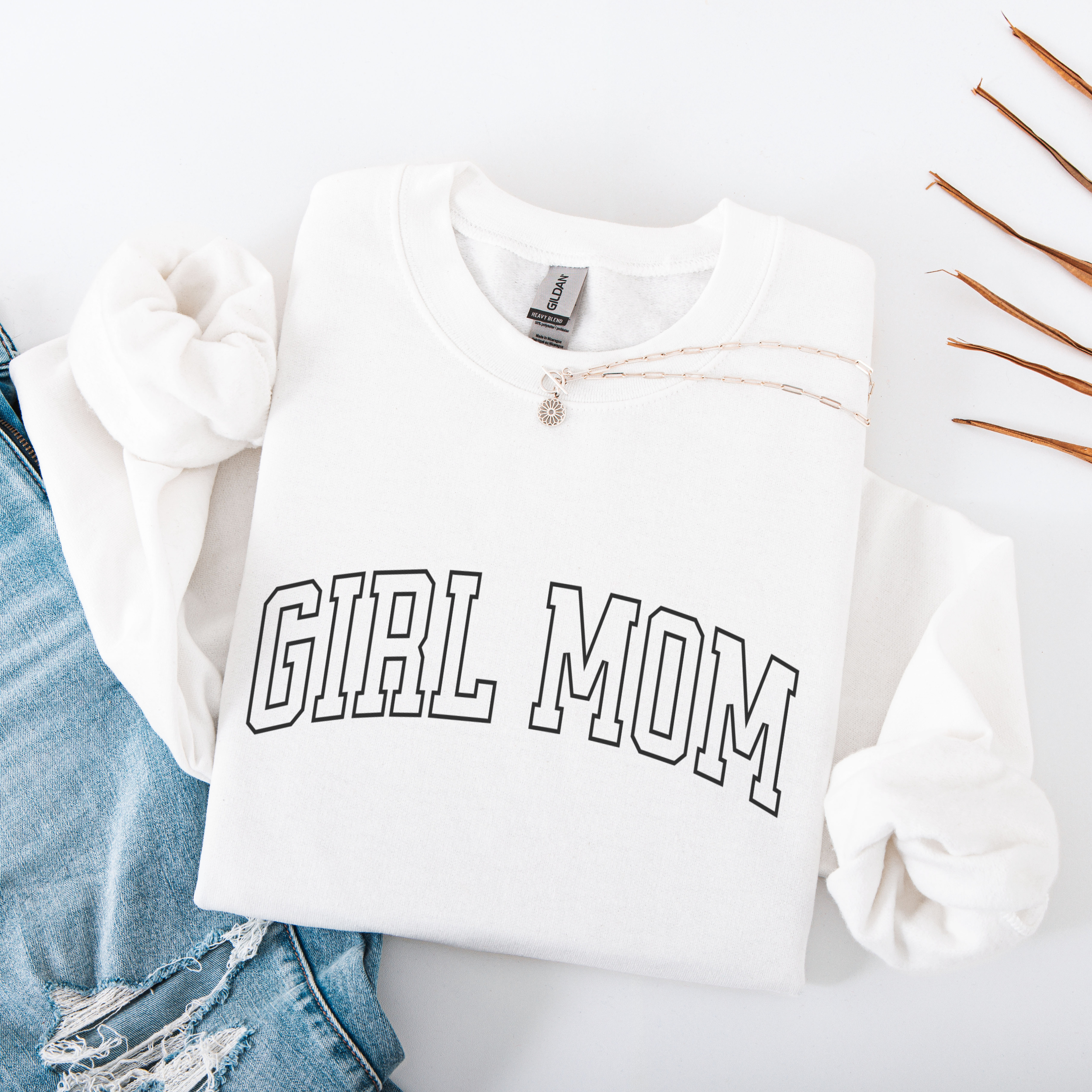 Girl Mom Proud Pullover