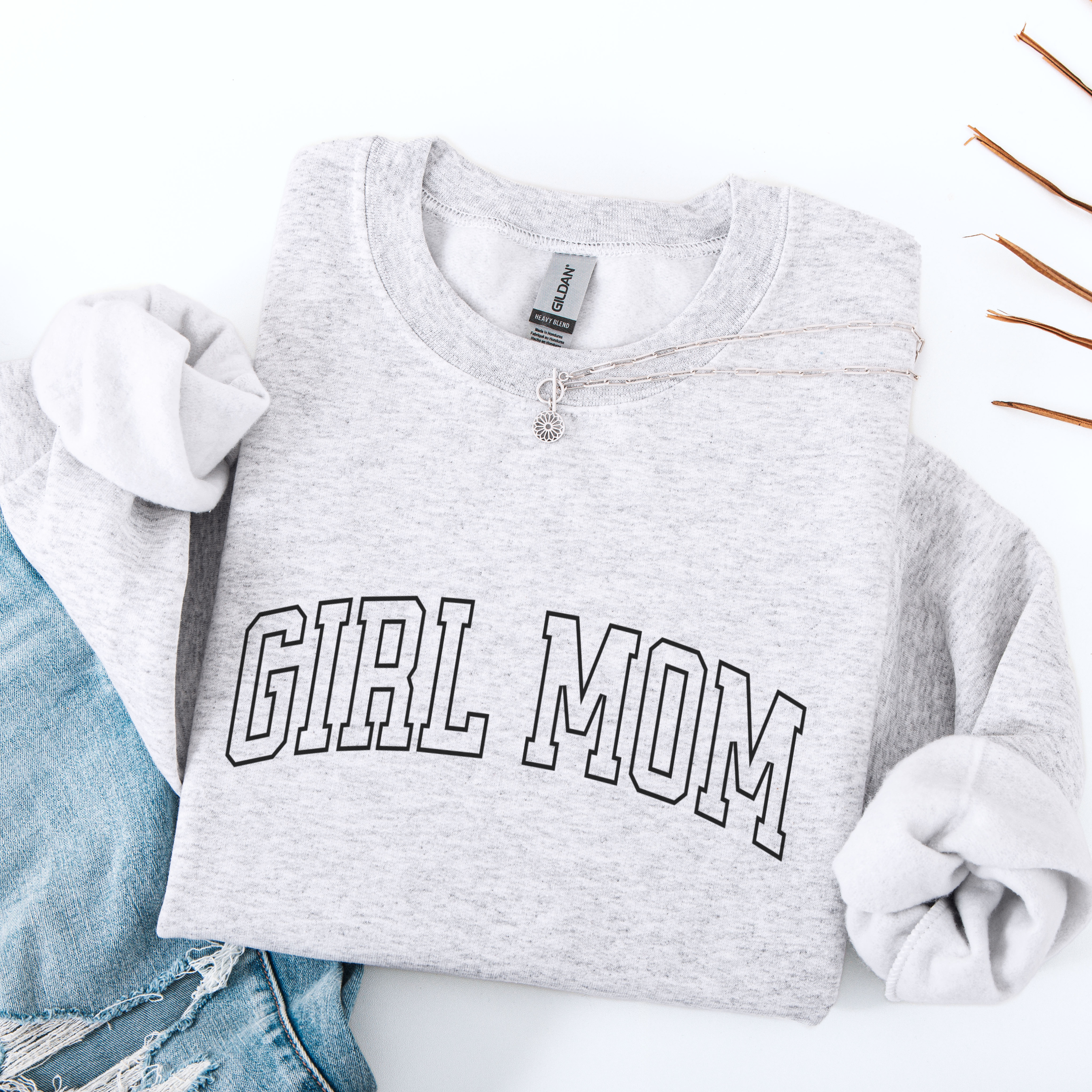 Girl Mom Proud Pullover