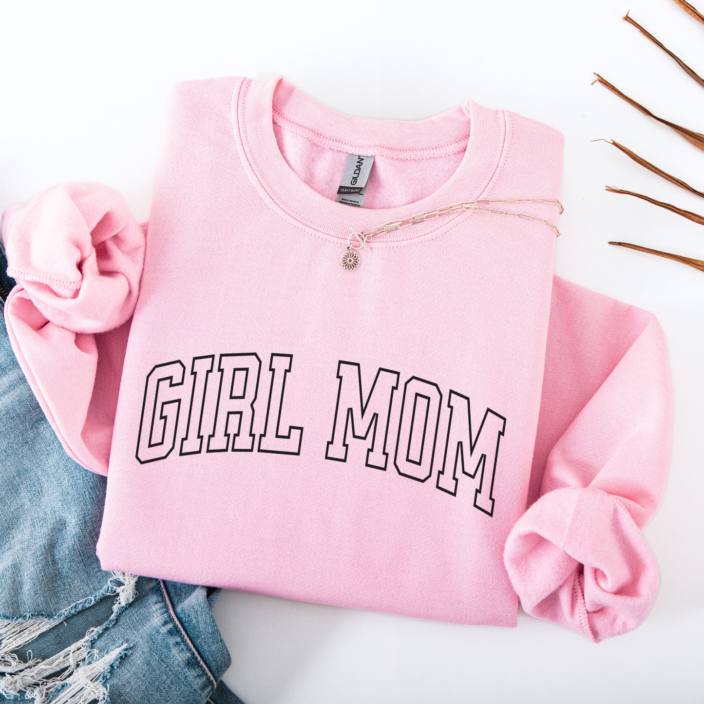 Girl Mom Proud Pullover