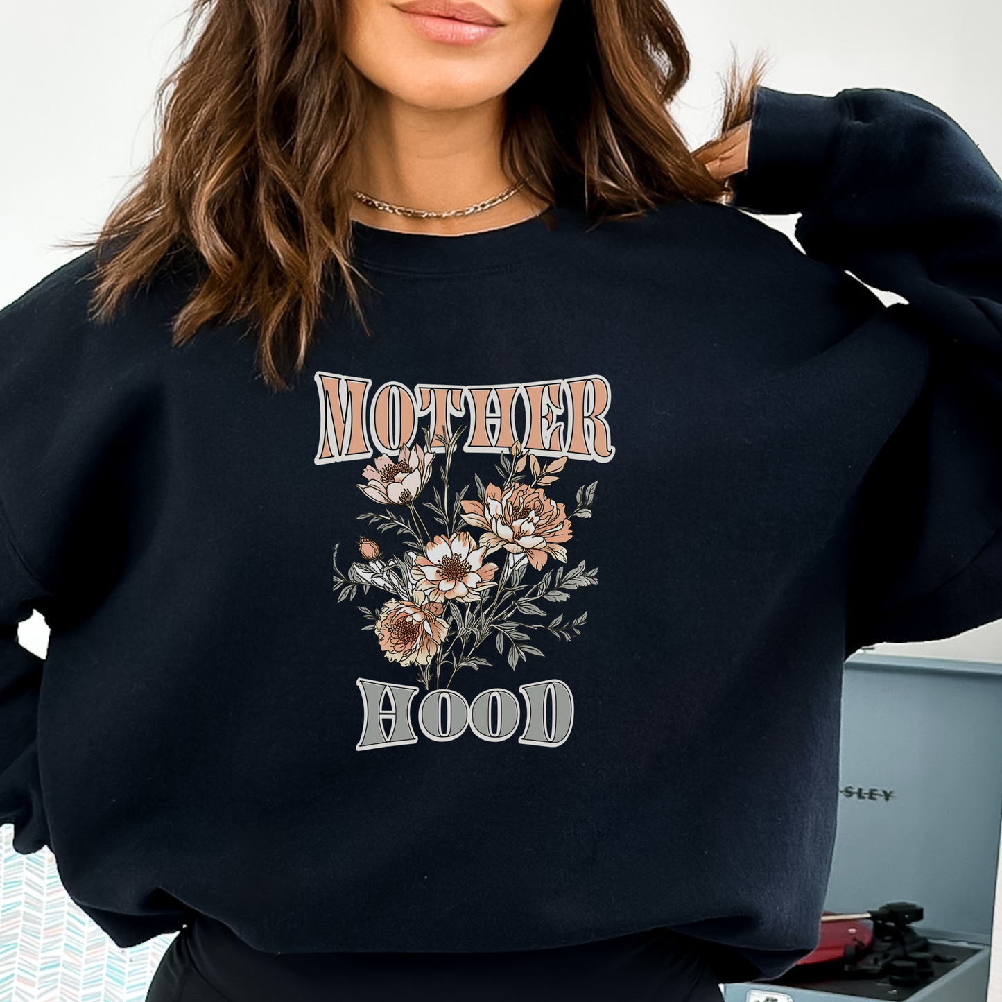 Mother-Hood Floral Pullover