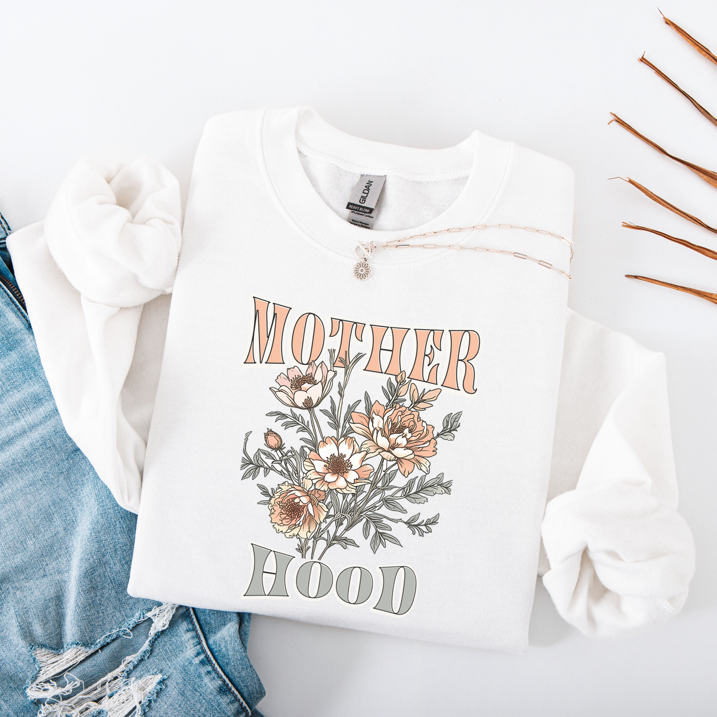 Mother-Hood Floral Pullover