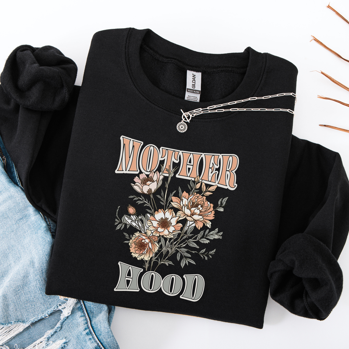 Mother-Hood Floral Pullover