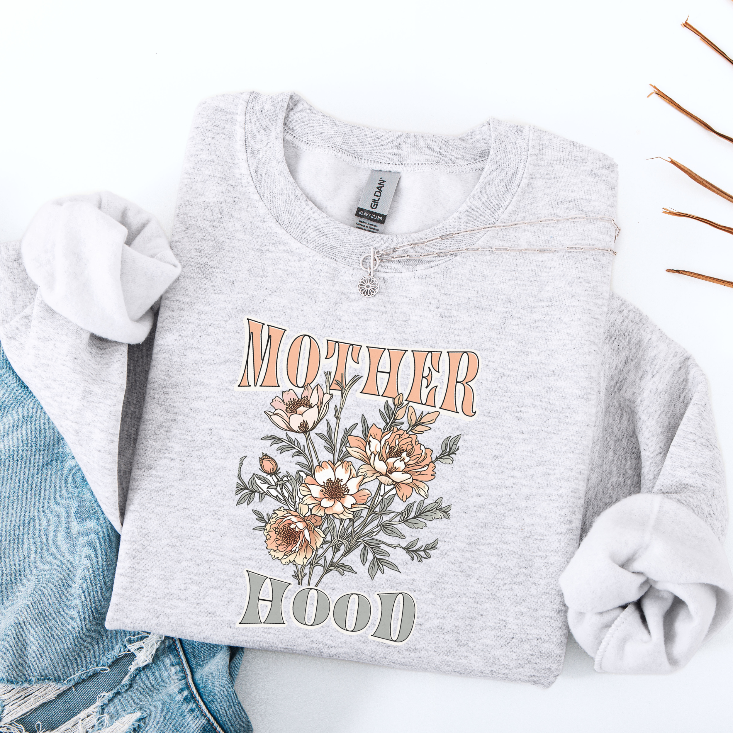 Mother-Hood Floral Pullover