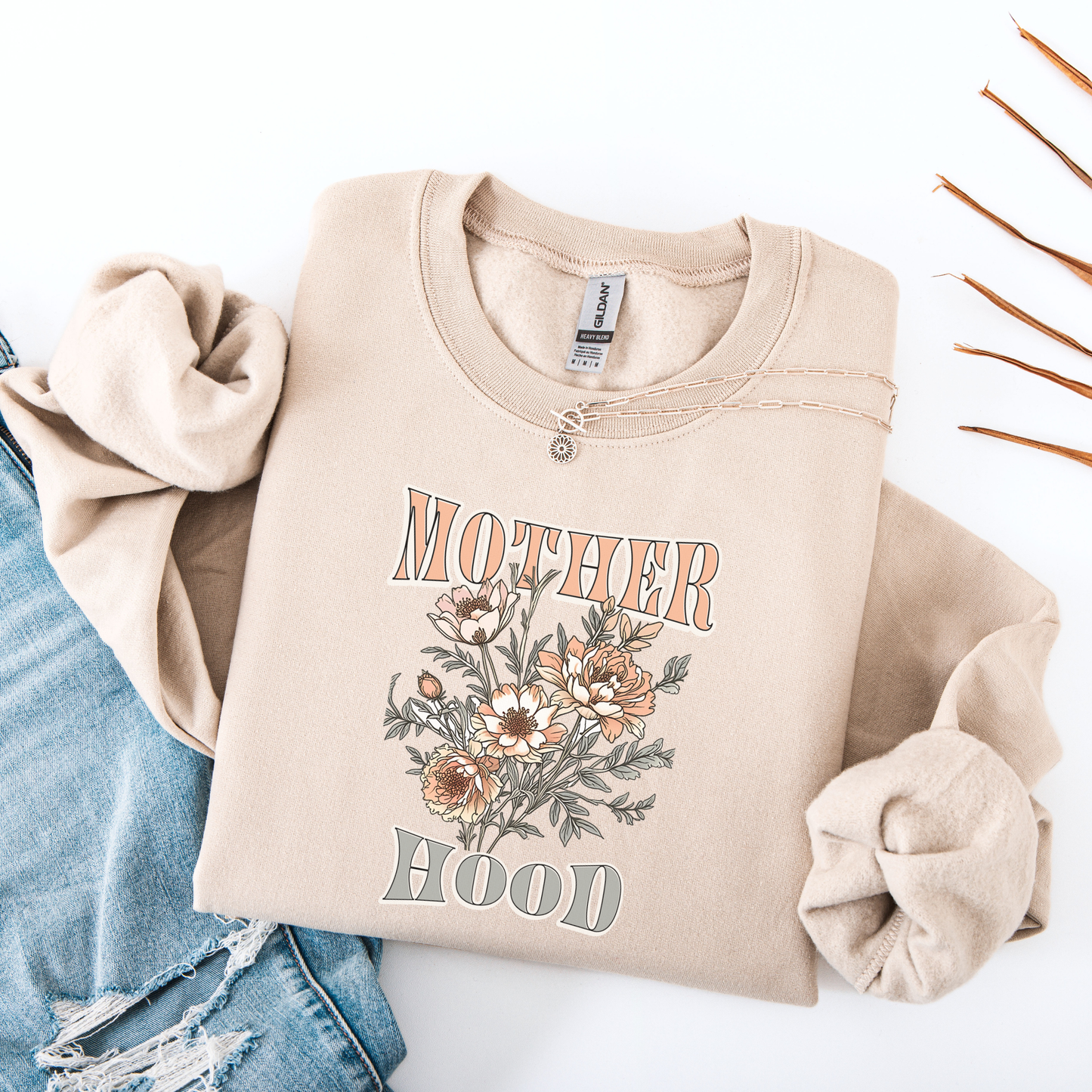 Mother-Hood Floral Pullover