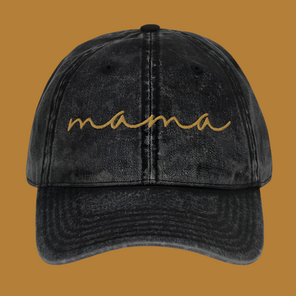 Embroidered Vintage Mama Cap
