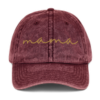 Embroidered Vintage Mama Cap