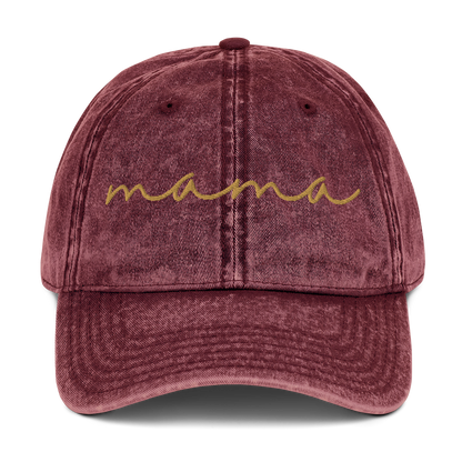 Embroidered Vintage Mama Cap