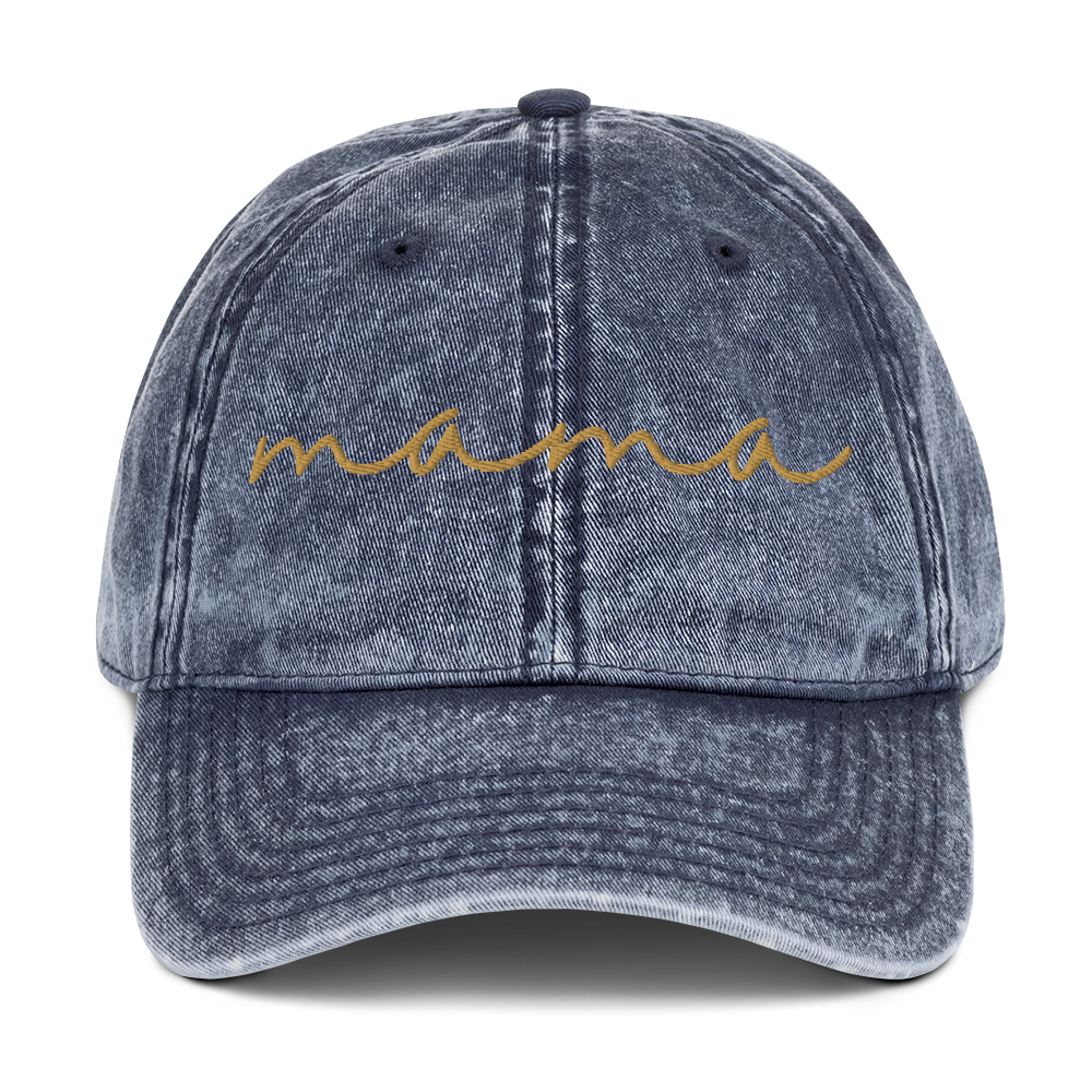 Embroidered Vintage Mama Cap